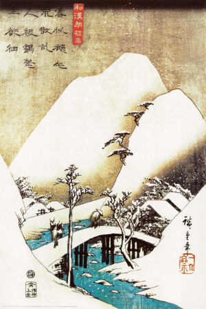 Snowy Landscape Poster Snowy Landscape Poster