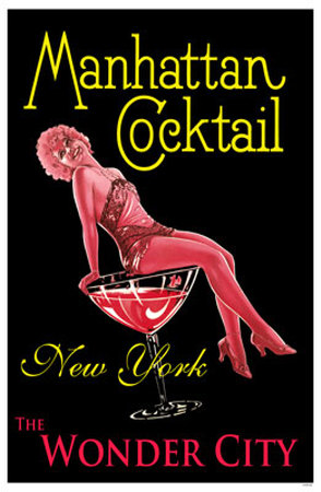 Manhatten Cocktail Masterprint Manhatten Cocktail Masterprint