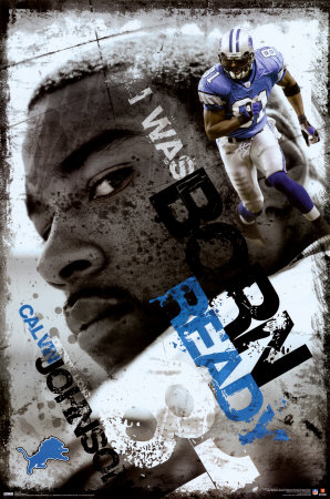 Detroit Lions- Calvin Johnson Poster Detroit Lions- Calvin Johnson Poster