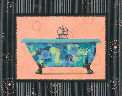 Retro Tub II Print Retro Tub II Print