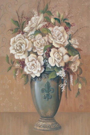 Courtly Roses I Print Courtly Roses I Print