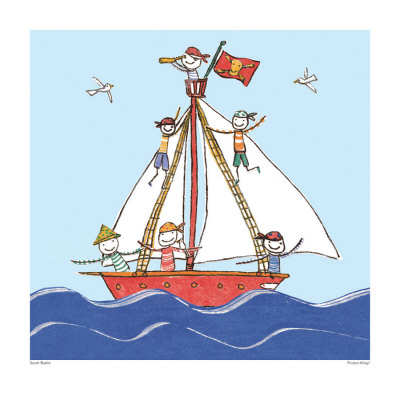 Pirates Ahoy Print Pirates Ahoy Print