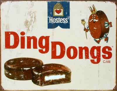 Ding Dongs Tin Sign Ding Dongs Tin Sign