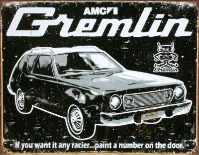 AMC-Gremilin Tin Sign AMC-Gremilin Tin Sign