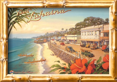 Visit Lahaina Framed Print Visit Lahaina Framed Print