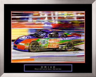 Drive: Race Car Framed Print Drive: Race Car Framed Print