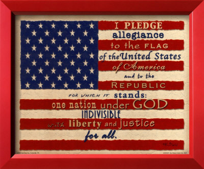 One Nation Under God Framed Print One Nation Under God Framed Print