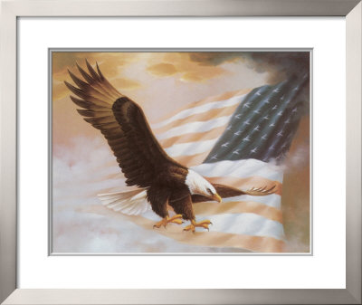 Eagle Painting Framed Print Eagle Painting Framed Print
