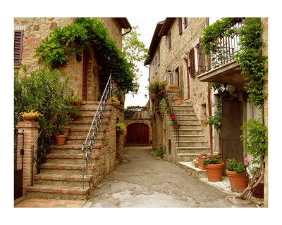 Tuscany Stairways Photographic Print Tuscany Stairways Photographic Print