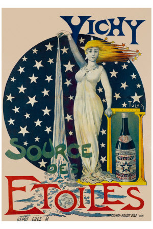 Vichy Etoiles Giclee Print Vichy Etoiles Giclee Print