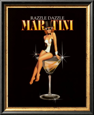 Razzle Dazzle Martini Framed Print Razzle Dazzle Martini Framed Print
