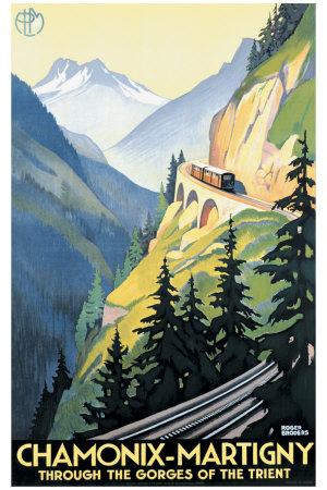 Chamonix-Martigny Giclee Print Chamonix-Martigny Giclee Print