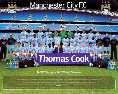 Manchester City Footbal Club Poster Manchester City Footbal Club Poster