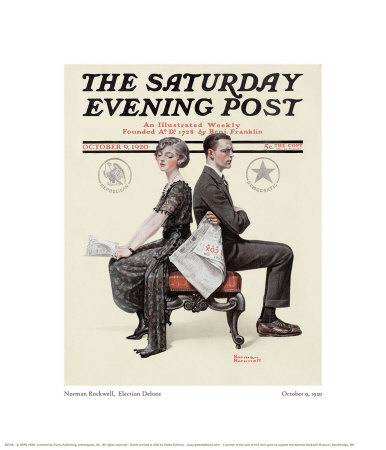 Election Debate Giclee Print Election Debate Giclee Print