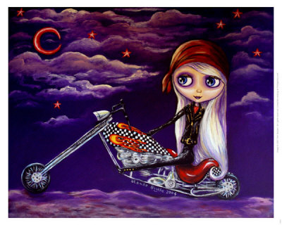 Biker Blythe Print Biker Blythe Print