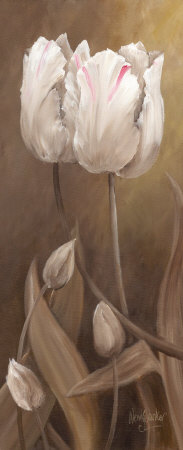 Sepia Tulip Panel II Print Sepia Tulip Panel II Print