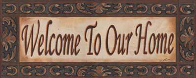 Welcome to our Home Print Welcome to our Home Print
