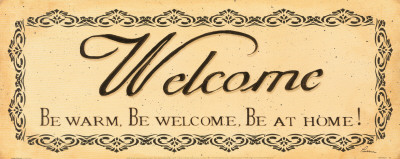 Vintage Welcome Print Vintage Welcome Print