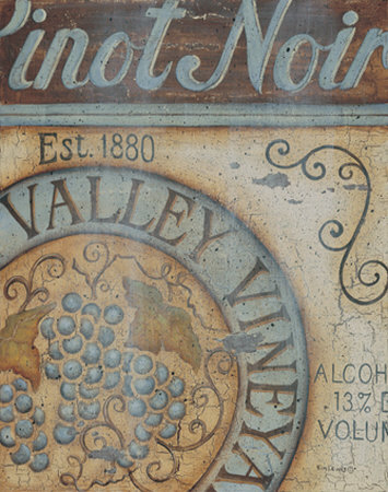 Valley Vineyard II Print Valley Vineyard II Print