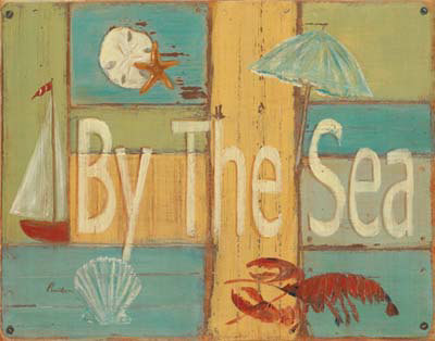 By the Sea Print By the Sea Print