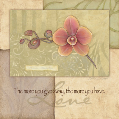 Love, Orchid Print Love, Orchid Print