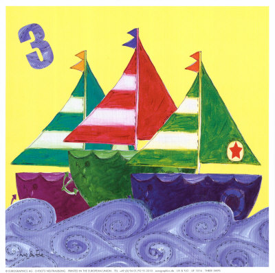 Three Ships Print Three Ships Print