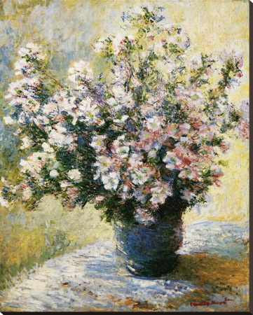 Vase of Flowers Stretched Canvas Print Vase of Flowers Stretched Canvas Print
