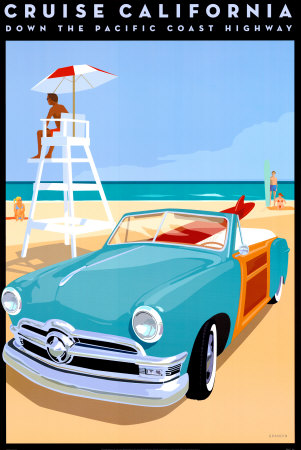 Cruise California Print Cruise California Print