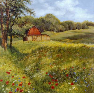 Flower Field Print Flower Field Print