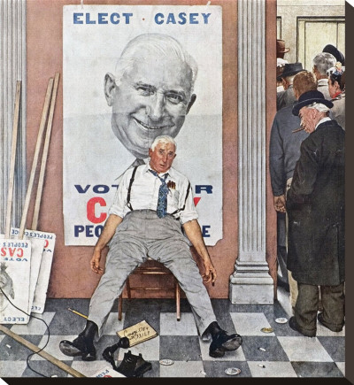 Elect Casey Stretched Canvas Print Elect Casey Stretched Canvas Print