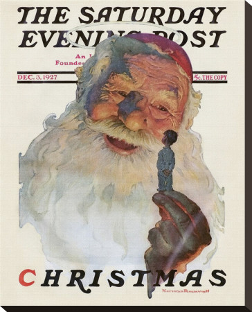 Christmas, c.1927 Stretched Canvas Print Christmas, c.1927 Stretched Canvas Print
