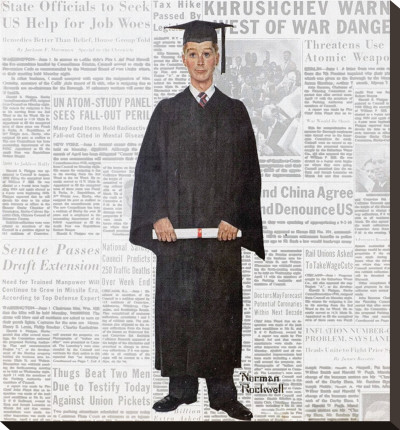 The Graduate Stretched Canvas Print The Graduate Stretched Canvas Print