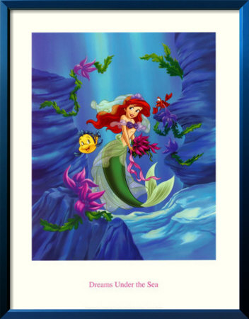 Ariel, Dreams Under the Sea Framed Print Ariel, Dreams Under the Sea Framed Print