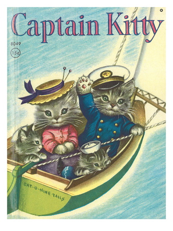 Captain Kitty Photographic Print Captain Kitty Photographic Print