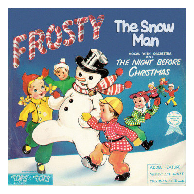 Frosty Snowman Tops Photographic Print Frosty Snowman Tops Photographic Print