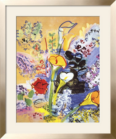 Bouquet d'Arums Framed Print Bouquet d'Arums Framed Print