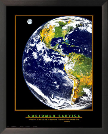Customer Service Framed Print Customer Service Framed Print