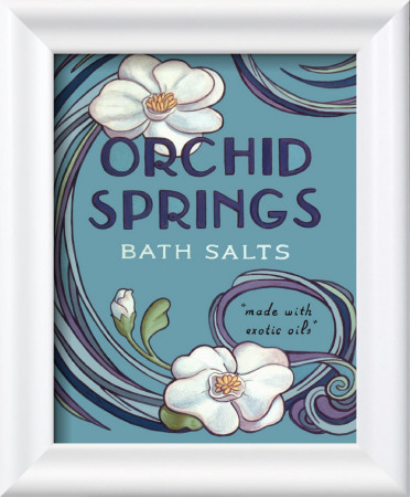 Orchid Springs Framed Print Orchid Springs Framed Print