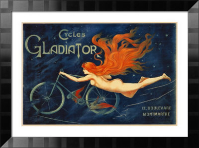 Cycles Gladiator Framed Print Cycles Gladiator Framed Print