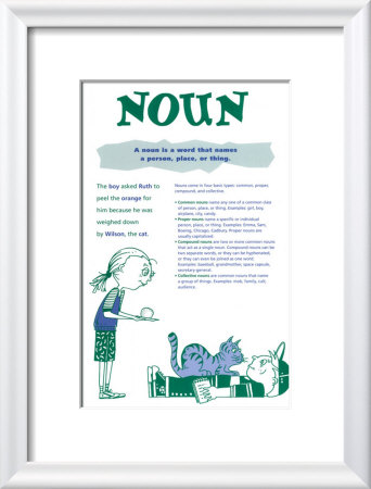 Noun Framed Print Noun Framed Print