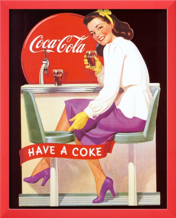 Coca-Cola Framed Poster Coca-Cola Framed Poster