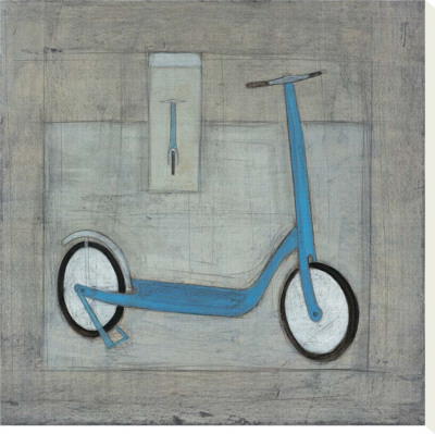 Scoot Stretched Canvas Print Scoot Stretched Canvas Print