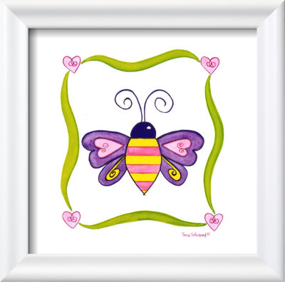 Lovebugs, Bee Framed Print Lovebugs, Bee Framed Print