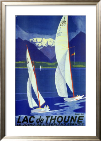 Lac de Thoune Framed Print Lac de Thoune Framed Print