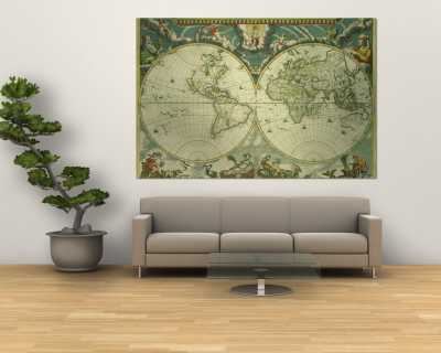 World Map Wall Mural World Map Wall Mural