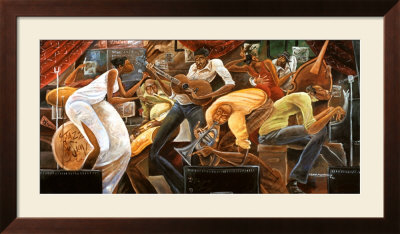 Red Hot on Cool Framed Print Red Hot on Cool Framed Print