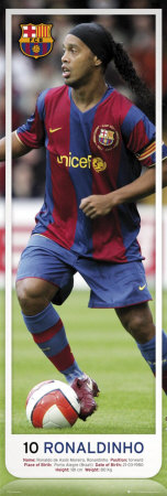 FC Barcelona- Ronaldinho Poster FC Barcelona- Ronaldinho Poster