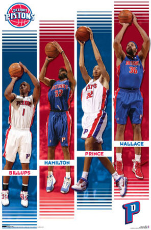 Detroit Pistons Poster Detroit Pistons Poster