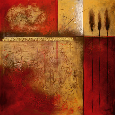 Warm Escape I Hand Painted Art Warm Escape I Hand Painted Art