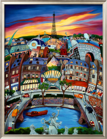 April in Paris Framed Print April in Paris Framed Print